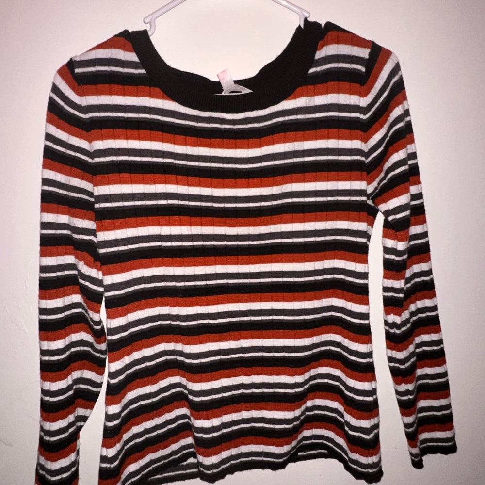 STRIPED SWEATER, fall vibes, size XL